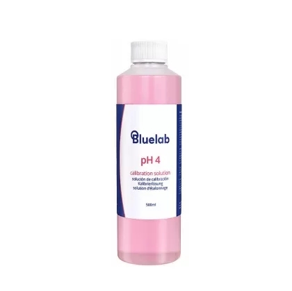 Bluelab pH 4.0 250ml dhe 500ml - tretësirë kalibruese për ph testues