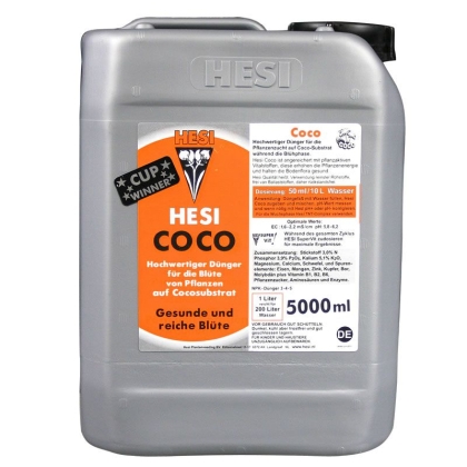 HESI COCO 5L - pleh mineral për rritjen dhe lulëzimin në arrë kokosi