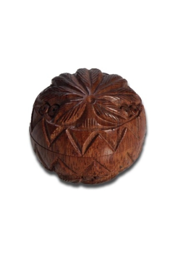 Rosewood Grinder 'Leaf' 2-part globular