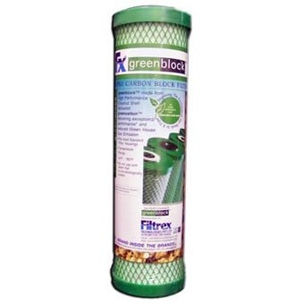 Filtrex Creenblock 10"x2.5" carbon block filter 3.8 L/min