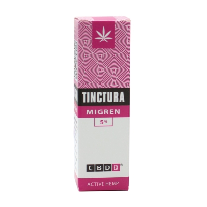 CBDex® Tinctura Migren 5% 10ml - biohemp food suplement