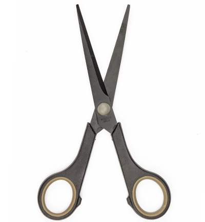 Soft grip scissors