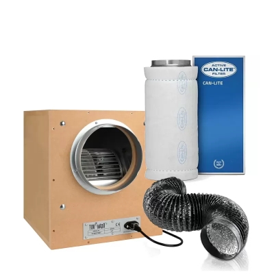 "Cyclone Can 1500" - greenhouse ventilation kit
