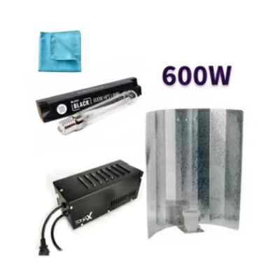 "Tomax 600W magnetic" - Greenhouse Lighting Set + gift cleaning cloth for reflectors and lamps