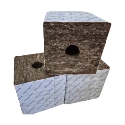 Speedgrow Green 20x20x20 cm - bllok mbirjes së leshit mineral - me vrimë