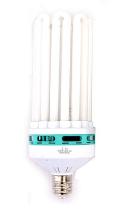 Kompakt 150W DUAL CFL (e kuqe/blu) - llambë e kombinuar për rritje dhe lulëzim
