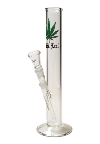 Glass bong "Black Leaf"