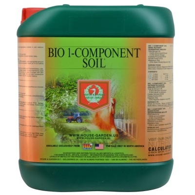 BIO 1- COMPONENT SOIL 5L - pleh mineral për rritje dhe lulëzim