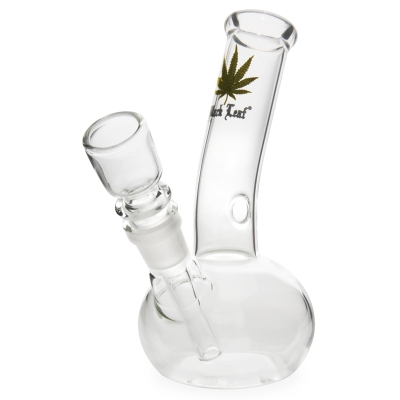 glass bong "Golden Leaf"